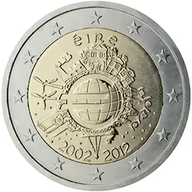 Ireland 2 euro (2012) - 10th anniversary of the introduction of euro coins and banknotes
